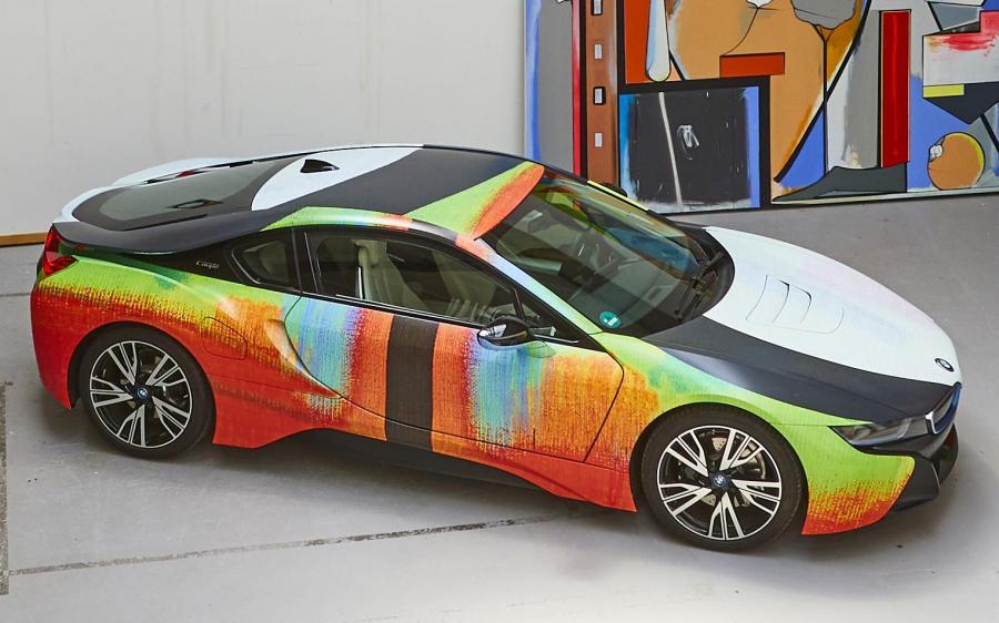 BMW i8 Art Car by Thomas Scheibitz 2019 года